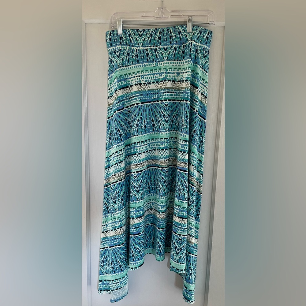 Blue Handkerchief Skirt